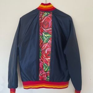 𝅺VINTAGE Custom Lano Painted Starter Jacket szS/M Streetwear Houston YeahbyLano